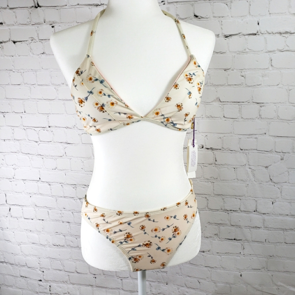 NWT Antonio Melani Retro Pattern Bikini